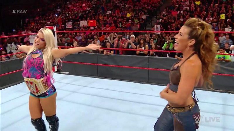 Alexa Bliss stumbled over her words on Raw